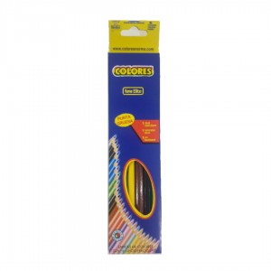 CORBAS LAPIZ COLOR 17.5cm x 6u LARGO